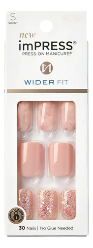 Kiss Uñas Postizas Wider Fit Impress Just A Dream