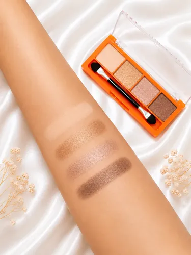 Mini Paleta De Sombra De Ojos 4 Colores Veoquiero