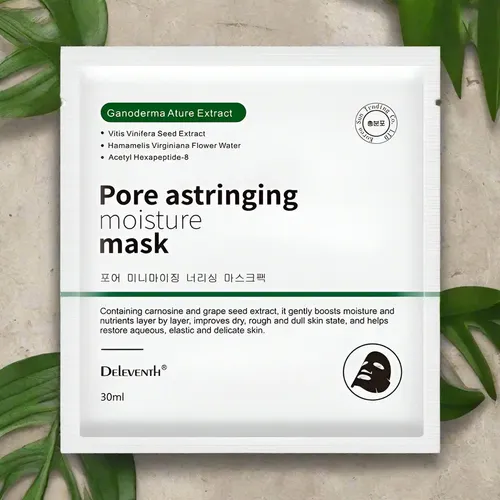 Set Mascarilla Poro Astringente Hidratante Deleventh X10 Und