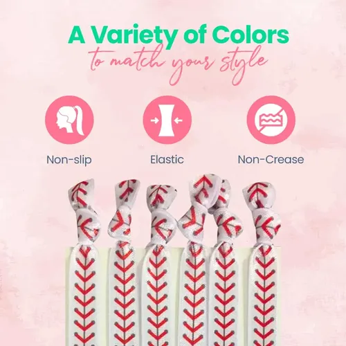 Set De Accesorios Para El Cabello De Béisbol, Cintas Para El