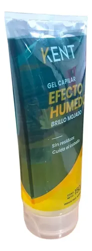 Gel Fijador Capilar Kent Efecto Mojado Brilloso 150g Vegano