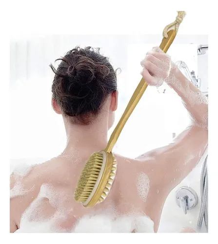 Set De 2 Cepillos Corporales Exfoliantes Para Piel Y Circula