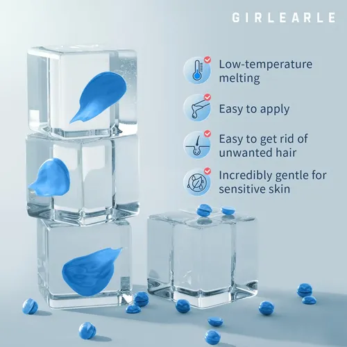 Perlas De Cera Dura Girlearle 450g Para Depilación Facial