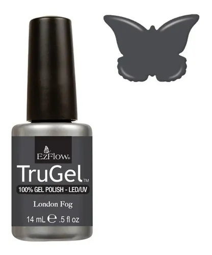 Esmalte Semipermanente Trugel Ezflow Creme Uñas Manicura Color London fog