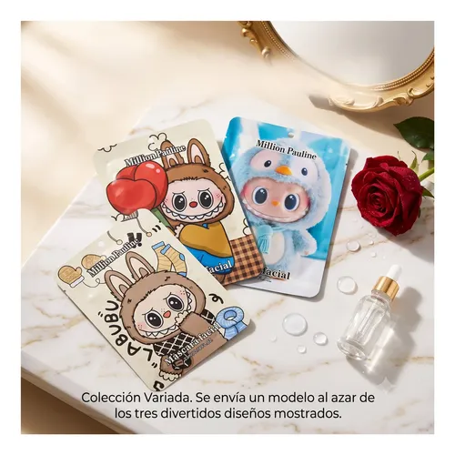 Set Regalo Kawaii Skincare Spa Facial Mascarillas Cute