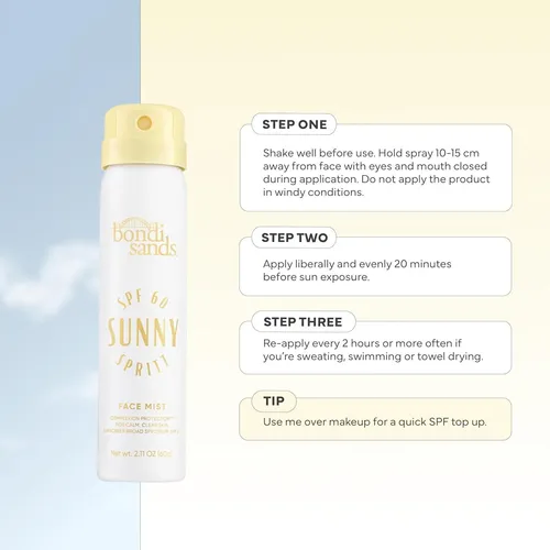 Bruma Facial Bondi Sands Spf 60 60ml Resistente Agua