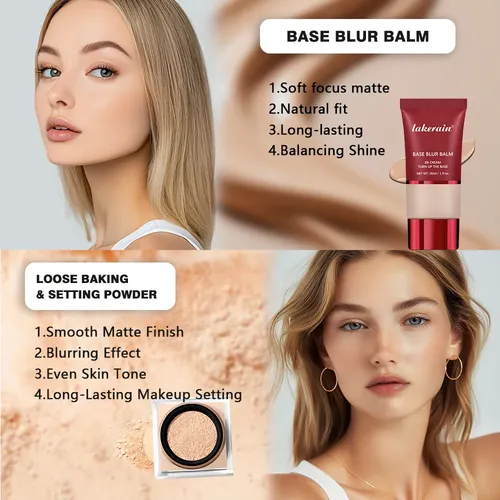 Blush Stick, Paleta De Sombras De Ojos Y Lápiz Labial: Set C