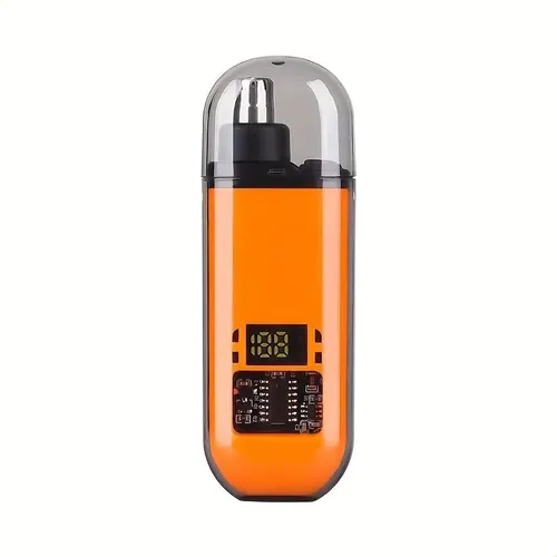 Recortador Eléctrico De Vello Nariz Y Orejas Usb Negro