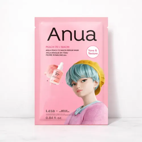 Mascarilla Facial Colágeno Anua Extracto Durazno Serum 25ml