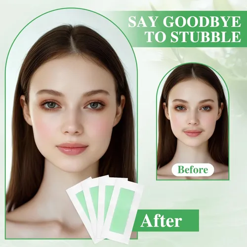 Tiras De Cera Facial Ugodar, 40 Unidades, Fórmula Natural Pa
