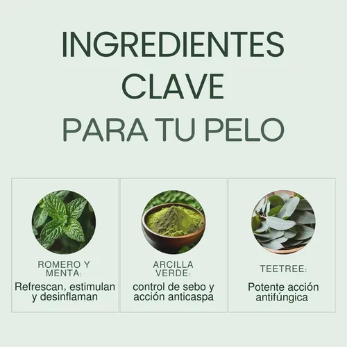 Shampoo Solido Teetree Anticaspa Artesanal, Natural Y Vegano