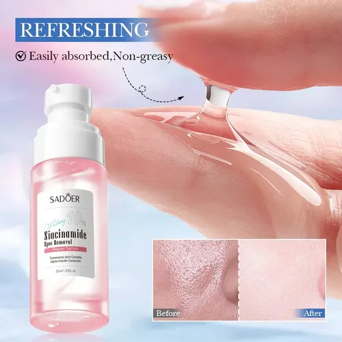 Sérum Facial Aclarante Nicotinamida Sadoer 35 Ml Reparador Momento De Aplicación Día/noche Tipo De Piel Todo Tipo De Piel