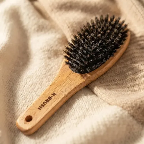 Cepillo K-brush Cerda Natural Neumático Grande Cabello
