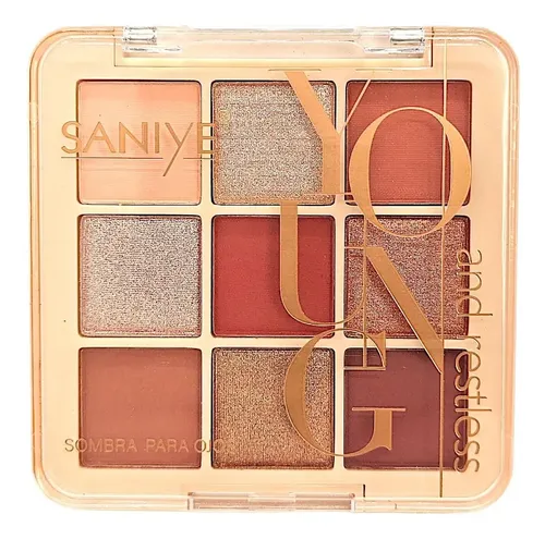 Paleta Sombras Ojos Young Maquillaje Mate Brillante Saniye