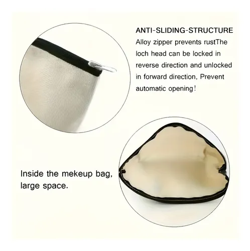 Bolsa De Maquillaje Con Cremallera Con Estampado Best Memori Estilo 1