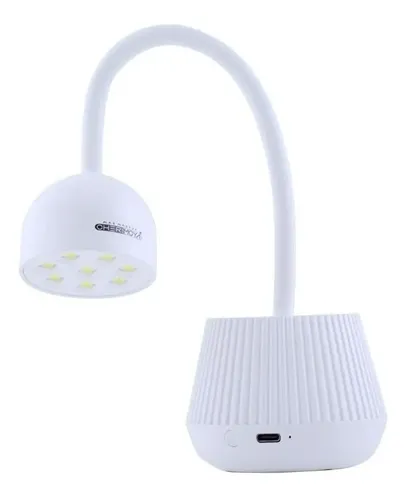 Cabina Lámpara Inalámbrica Flor Uv 18w Cherimoya Soft Gel Color Blanco