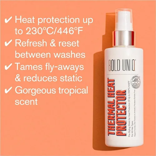 Spray Protector Térmico Para Cabello Bold Uniq 230°c