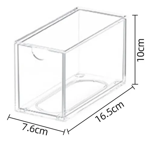 Organizador De Maquillaje Transparente Con Cajón De Almacena
