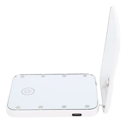 Espejo Led Compacto Para Maquillaje De Viaje Con Aumento De