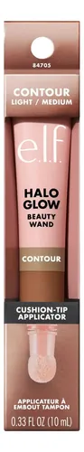 Iluminador Líquido E.l.f Halo Glow Wand 10ml | Brillo Natura Tono Del Maquillaje Light – Medium