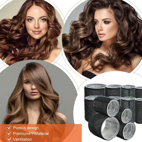 W50 Tubos Para Rizar Cabello Abrazadera Plástica Para