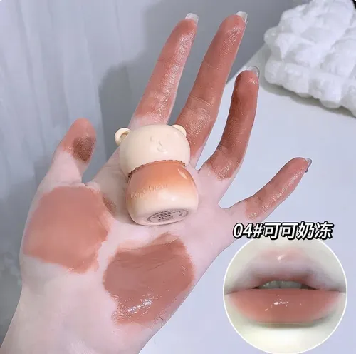 Gege Bear Lip Gloss Osito Cute Maquillaje Estilo Coreano