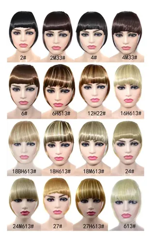 Extensiones De Cabello Trenzado Con Flequillo Sintético Heat