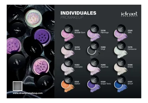 Idraet Powder Pigment Smurf Pigmento Polvo Para Maquillaje