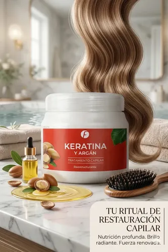 Pack Keratina Frilayp Shampoo Acondicionador Mascara Serum