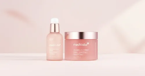 Kit Medicube: Serum Colageno Triple+ Collagen Jelly Cream Glass Glow 50ml