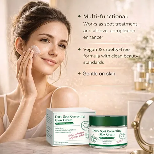 Crema Facial Aclaradora De Manchas Y Brillo 50g
