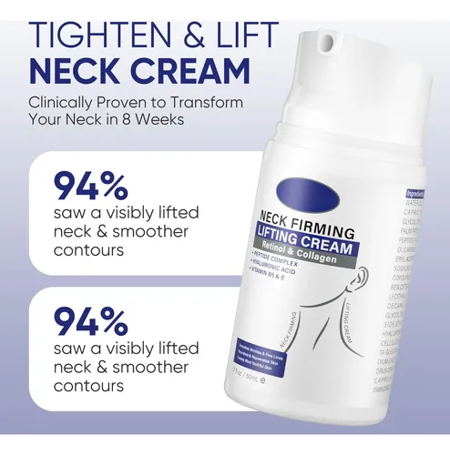 Peptide Neck Firming Cream For Women | Firming & Lifting