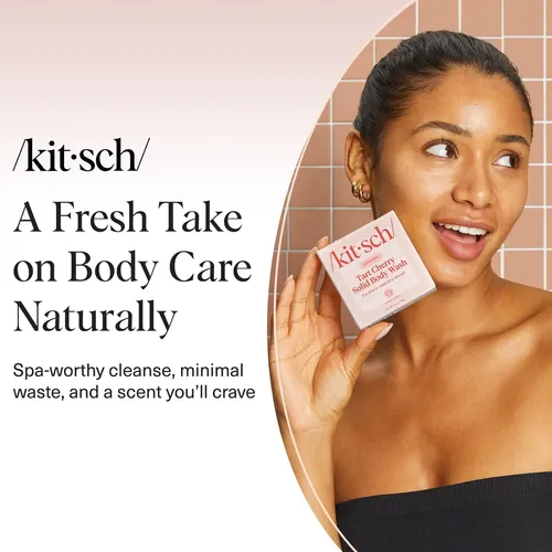 Jabón Corporal Kitsch Cereza 113g Limpieza Refrescante