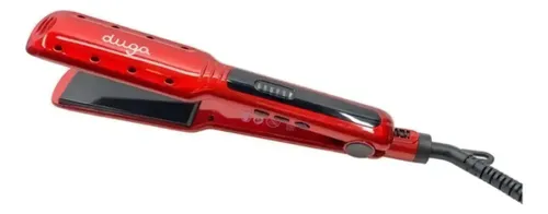Plancha Para Cabello Humedo Y Seco Duga Profesional D207 Rojo