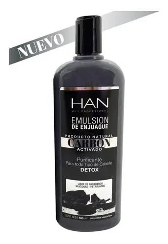 Han Acondicionador Carbon Purificante Detox 500 Apto Low Poo