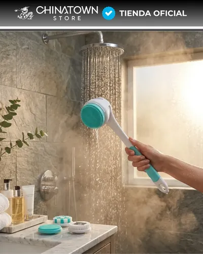 Cepillo Corporal Eléctrico Exfoliante Masajeador Spa