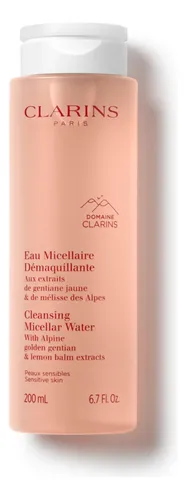 Agua Micelar Limpiadora Clarins, 400 Ml, Desmaquillante