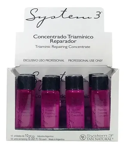 Ampollas Capilares System 3 Keratina Frizz Reparacion X12