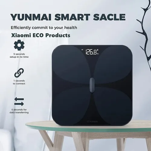 Balanza Inteligente Yunmai Pro con Bluetooth para Grasa Corporal e IMC