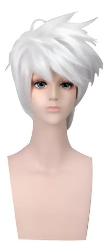 2026 Dp Pelucas For Cosplay Hatake Kakashi De Anime, 32 Cm,