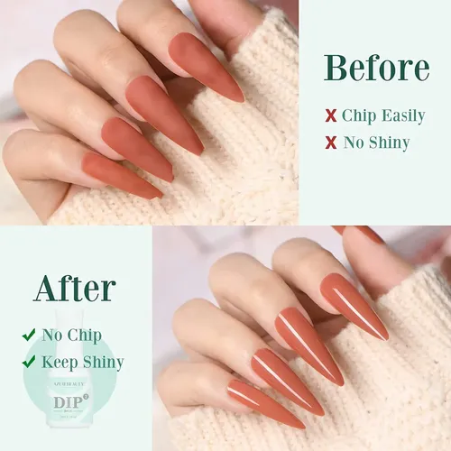 Set De Pintura Base En Polvo Para Uñas Azurebeauty, 15 Ml
