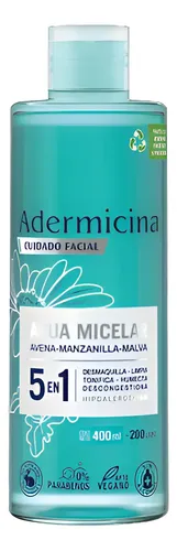 Adermicina Agua Micelar Cuidado Facial X 400ml
