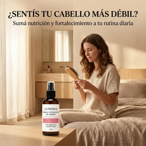 Spray Capilar Anticaida Luneria Crecimiento Raiz Mujer 3×2