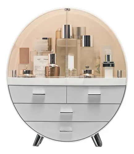 Organizador De Maquillaje De Escritorio Elegante De Gran Cap
