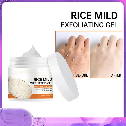 Gel Exfoliante Y Rejuvenecedor De Arroz Para Rodillas, Axila