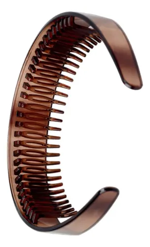 Diadema Dentada Extendida Travel Brown Para Mujer