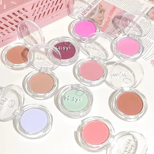 Paleta De Rubor Suave En Niebla De 9 Colores, Tonos Versátil