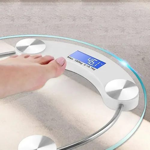 Balanza Digital De Vidrio De Baño Personal Max 180kg