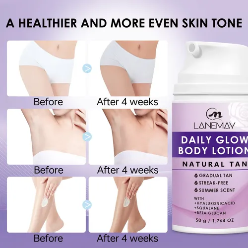Gradual Tan Body Lotion Natural Glow Streak Free 50g