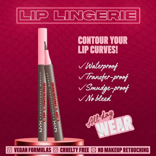 Lápiz Delineador/labial Nyx Lip Lingerie Sculpting Lip